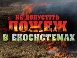 Про заходи щодо запобігання виникненню надзвичайних ситуацій, пов’язаних з пожежами у природних екосистемах району