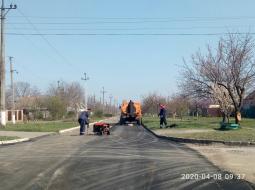 В районі продовжуються ремонтні роботи по асфальтуванню