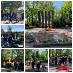 Проведено районні заходи з нагоди Дня пам’яті та перемоги над нацизмом у Другій світовій війні 1939-1945 років