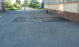 Завершено асфальтування внутрішньоквартального проїзду вздовж КЗШ № 128 та Ліцею № 81