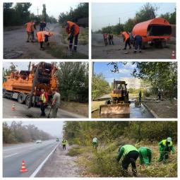 Роботи з благоустрою Довгинцівського району