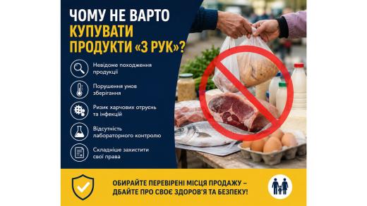 Чому не варто купувати продукти «з рук»?
